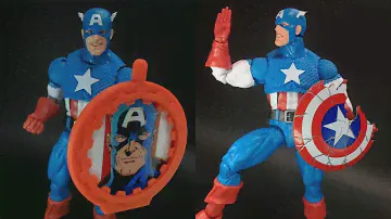 New Marvel Legends Secret Wars Captain America action figure in hand images by sb Toyz