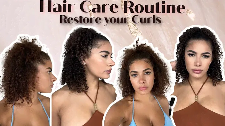 Restore Your Curls | Deep Conditon Routine | Coco & Eve Hair Mask