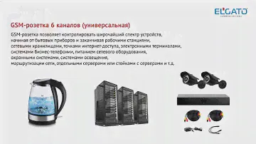 GSM розетка ELGATO (Система Умный Дом)