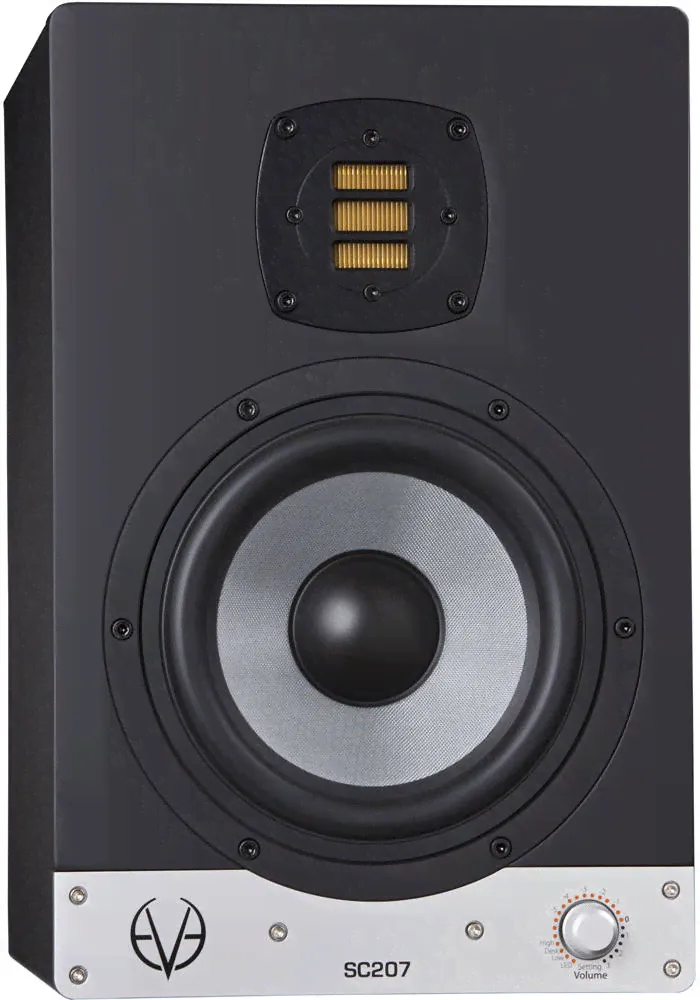Eve Audio SC207 - 7-дюймовый двухполосный активный студийный монитор, 7-дюймовый низкочастотный динамик, дизайн с двухканальным усилением, фильтры на-0