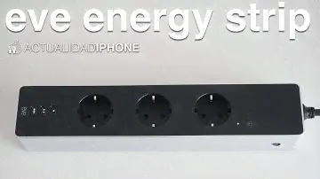 Eve Energy Strip, una regleta inteligente diferente
