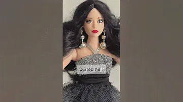 from box hair to big hair #barbiecollector #barbie #barbiedoll #fashiondoll #barbiestyle #70s #disco