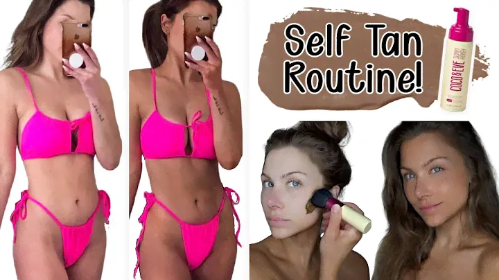 HOW TO SELF TAN FOR BEGINNERS | Coco & Eve | Taylor Bee